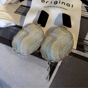 Gold plated earrings